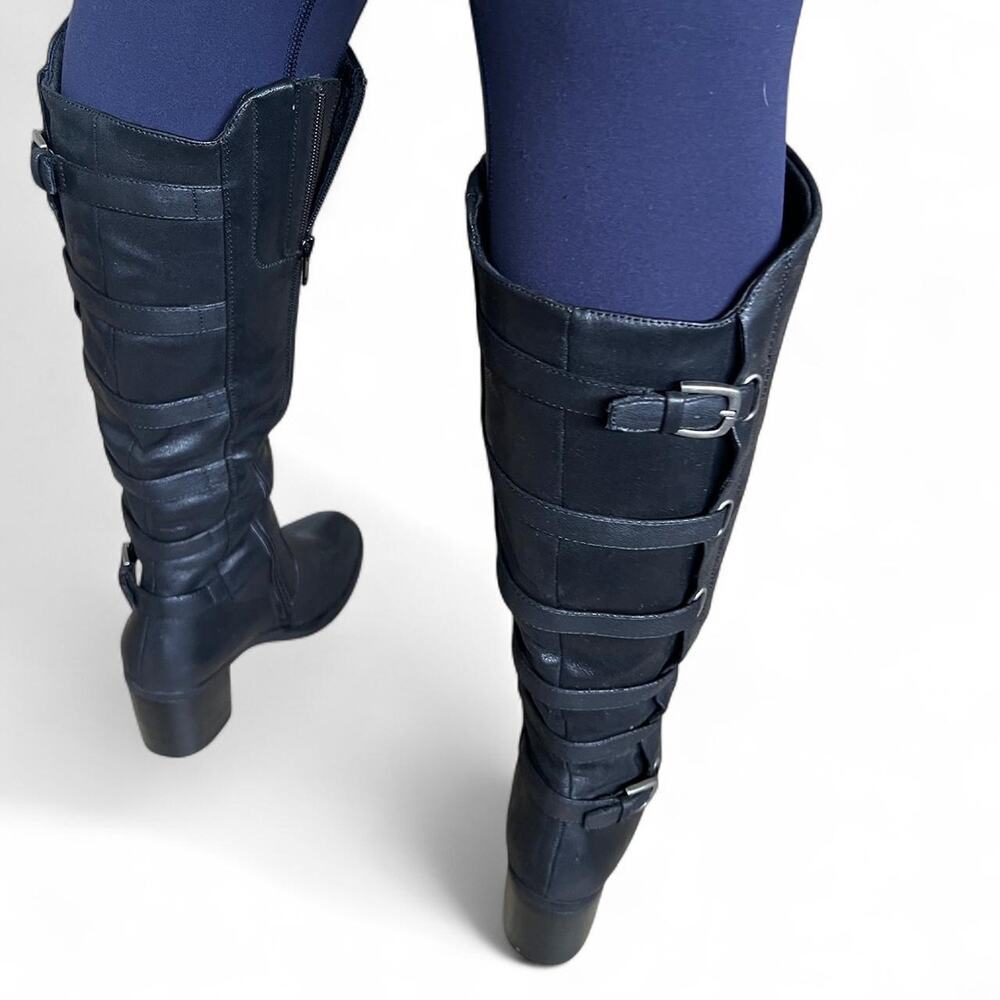 Black Knee High Boots - Picture 6 of 8